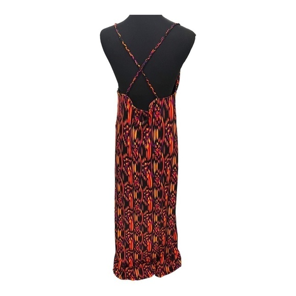 Julie Brown Olivia Silk Maxi Dress Large NWT - Picture 4 of 10